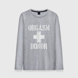 Мужской лонгслив хлопок Orgasm + donor