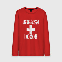 Мужской лонгслив хлопок Orgasm + donor