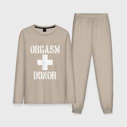 Мужская пижама с лонгсливом хлопок Orgasm + donor