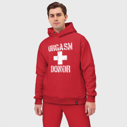 Мужской костюм oversize хлопок Orgasm + donor - фото 2