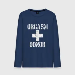 Мужской лонгслив хлопок Orgasm + donor