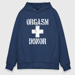 Мужское худи Oversize хлопок Orgasm + donor