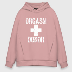 Мужское худи Oversize хлопок Orgasm + donor