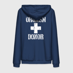 Мужская толстовка на молнии хлопок Orgasm + donor