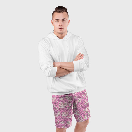 Мужские шорты спортивные Pink mosaic - фото 5