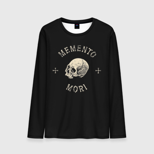 Мужской лонгслив 3D Memento Mori