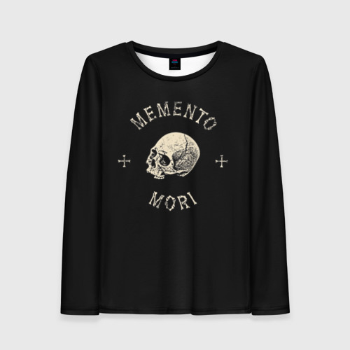 Женский лонгслив 3D Memento Mori, цвет 3D печать