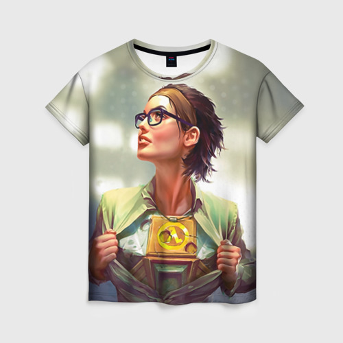 Женская футболка 3D с принтом Аликс Венс, вид спереди #2