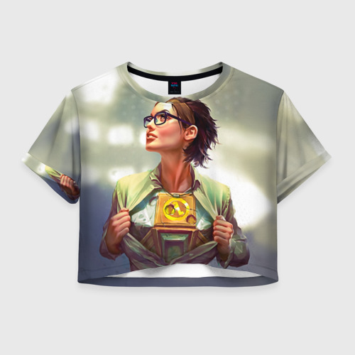 Женская футболка Crop-top 3D Аликс Венс, цвет 3D печать
