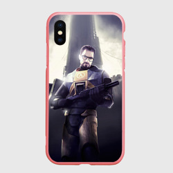 Чехол для iPhone XS Max матовый Half-Life