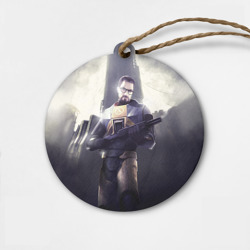 Деревянная игрушка круг Half-Life
