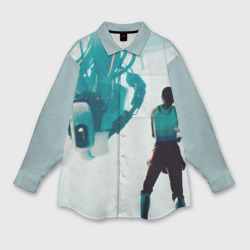 Мужская рубашка oversize 3D Portal