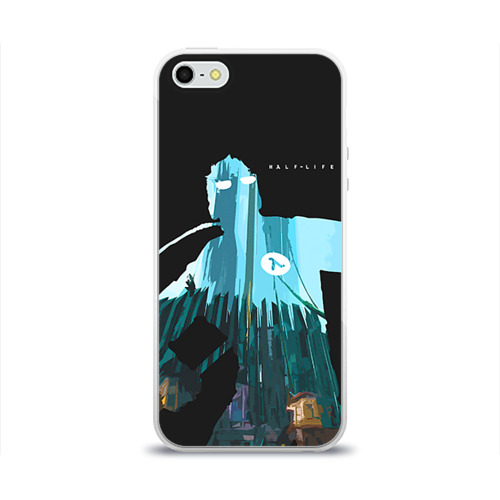 Чехол для Apple iPhone 5/5S силиконовый глянцевый Half-Life Фото 01 Чехол для Apple iPhone 5/5S силиконовый глянцевый Half-Life Фото 01