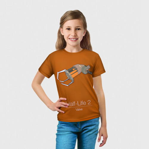 Детская футболка 3D Гравипушка, цвет 3D печать - фото 5