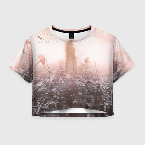 Женская футболка Crop-top 3D Half-Life, цвет 3D печать