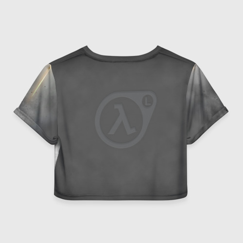 Женская футболка Crop-top 3D Half-Life, цвет 3D печать - фото 2