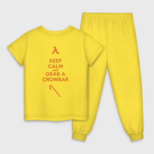 Детская пижама хлопок Монтировка и спокойствие, цвет желтый - фото 2