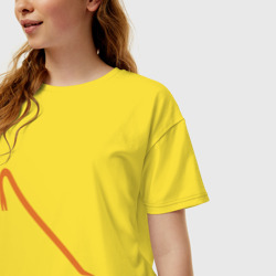 Женская футболка хлопок Oversize Монтировка и спокойствие - фото 2