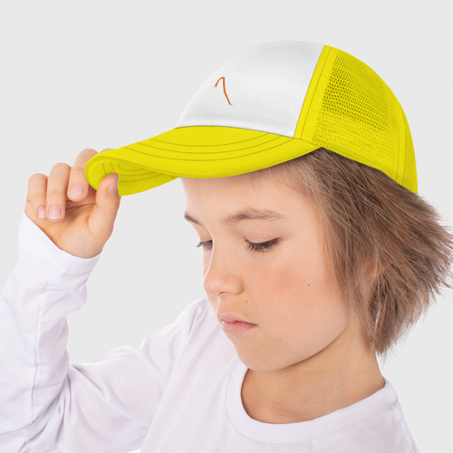 Детская кепка тракер Монтировка и спокойствие, цвет желтый - фото 3