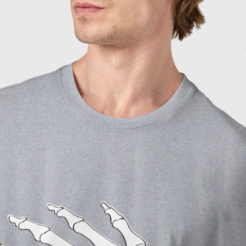 Мужская футболка хлопок Кукрыниксы 3, цвет меланж - фото 6