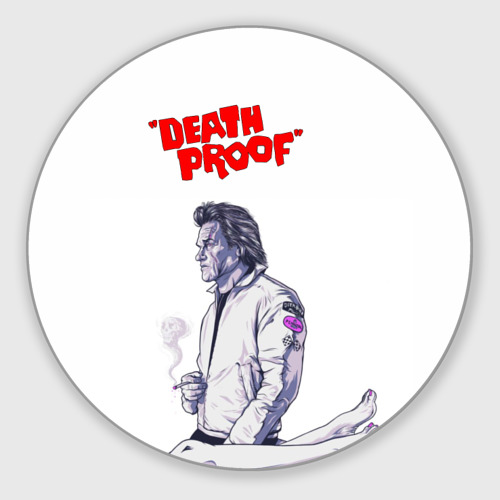 Круглый коврик для мышки Death proof