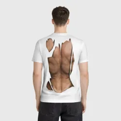 Мужская футболка 3D Идеальный рельеф мышц - фото 4