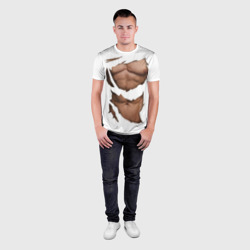 Мужская футболка 3D Slim Идеальный рельеф - фото 2