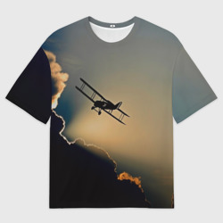 Мужская футболка oversize 3D Покоритель небес