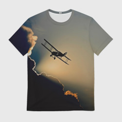 Мужская футболка 3D Покоритель небес