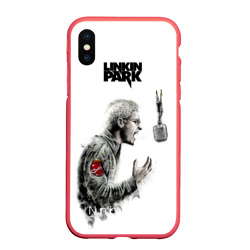 Чехол для iPhone XS Max матовый Linkin Park