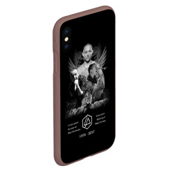 Чехол для iPhone XS Max матовый Chester Bennington - фото 2