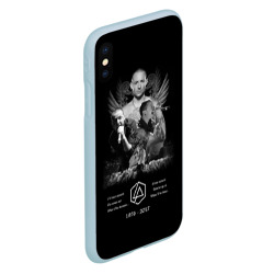 Чехол для iPhone XS Max матовый Chester Bennington - фото 2