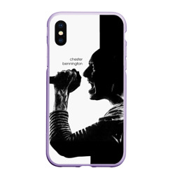 Чехол для iPhone XS Max матовый Chester Bennington