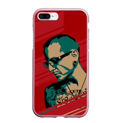 Чехол для iPhone 7Plus/8 Plus матовый Chester Bennington