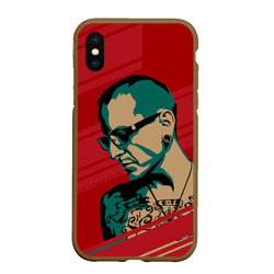 Чехол для iPhone XS Max матовый Chester Bennington