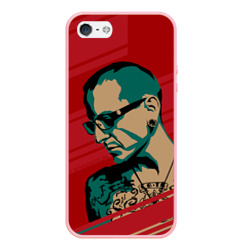 Чехол для iPhone 5/5S матовый Chester Bennington