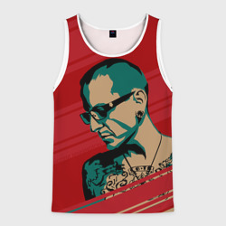 Мужская майка 3D Chester Bennington