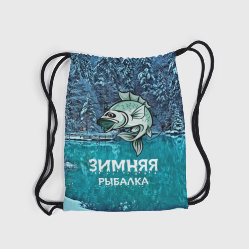 Рюкзак-мешок 3D Зимняя рыбалка - фото 6