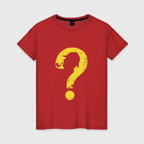 Женская футболка хлопок с принтом Sherlock, вид спереди #2