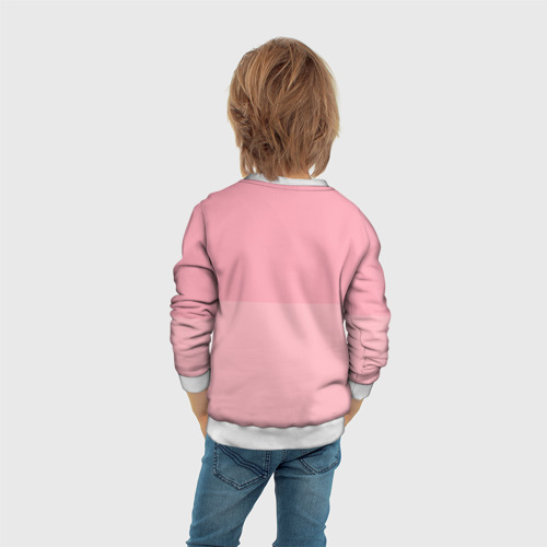 Детский свитшот 3D Ванильный Кактус, цвет 3D печать - фото 6