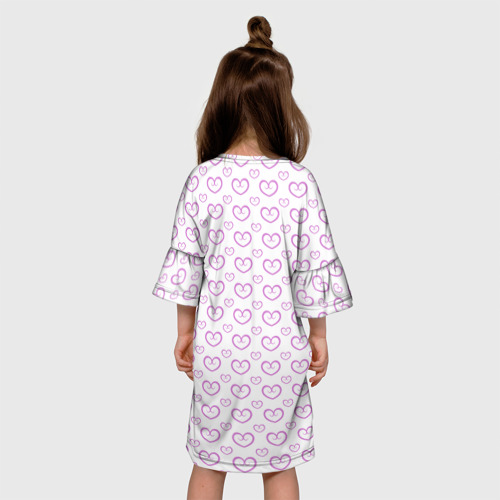 Детское платье 3D BE HAPPY!, цвет 3D печать - фото 5