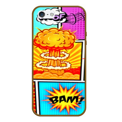 Чехол для iPhone 5/5S матовый Pop Art