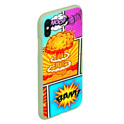 Чехол для iPhone XS Max матовый Pop Art - фото 2