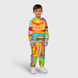 Детский костюм с толстовкой 3D Pop Art - фото 2