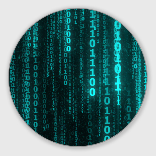 Коврик для мышки круглый Codes Фото 01 Коврик для мышки круглый Codes Фото 01