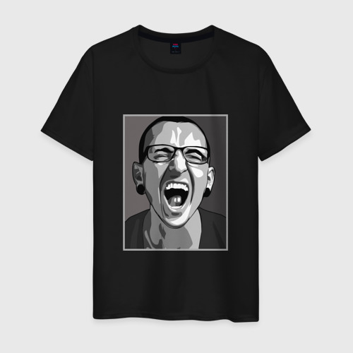 Мужская футболка хлопок Linkin Park, цвет черный
