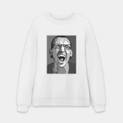 Мужской свитшот oversize без начеса хлопок Linkin Park