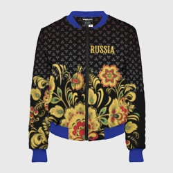 Женский бомбер 3D Россия