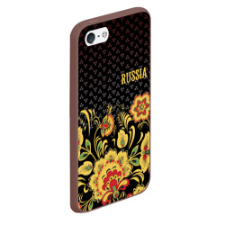 Чехол для iPhone 5/5S матовый Россия - фото 2