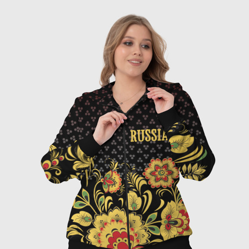 Женский костюм 3D Россия, цвет черный - фото 7
